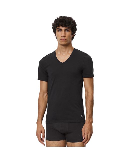 T-shirt T-Shirt Kurzarmshirt 2er- Pack Marc O' Polo pour homme en coloris Black