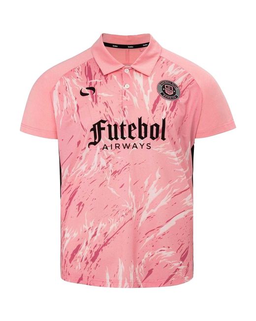 Polo Team Sondico pour homme en coloris Pink
