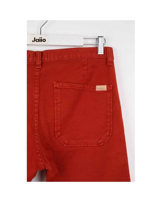Jeans Jean slim en coton Ba&sh en coloris Red
