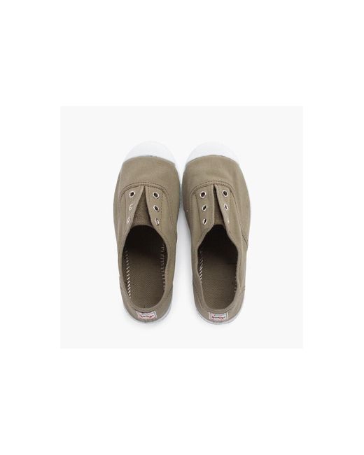 Baskets basses Tennis En Toile Avec Bout Caoutchouc Sans Lacets Pisamonas pour homme en coloris Gray