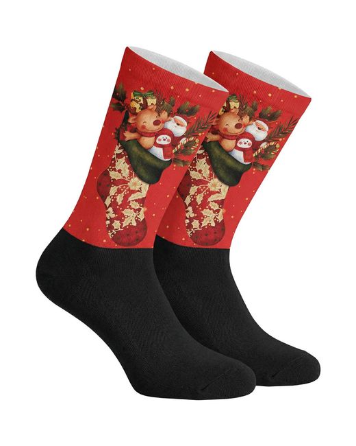 Jenes Sokken -Navidad 8 in het Red voor heren