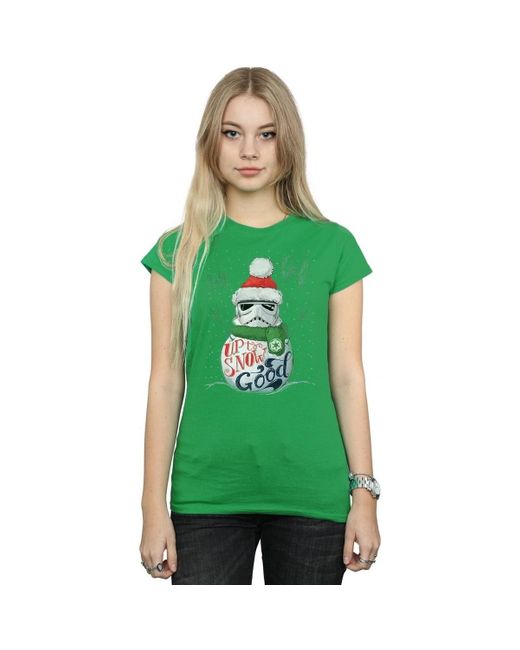 T-shirt Stormtrooper Up To Snow Good Disney en coloris Green