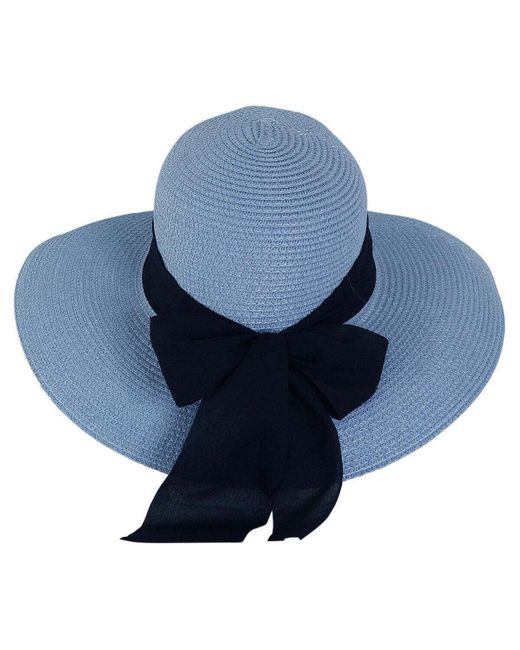 Chapeau Mini capeline MELITOPOL Chapeau-Tendance en coloris Blue