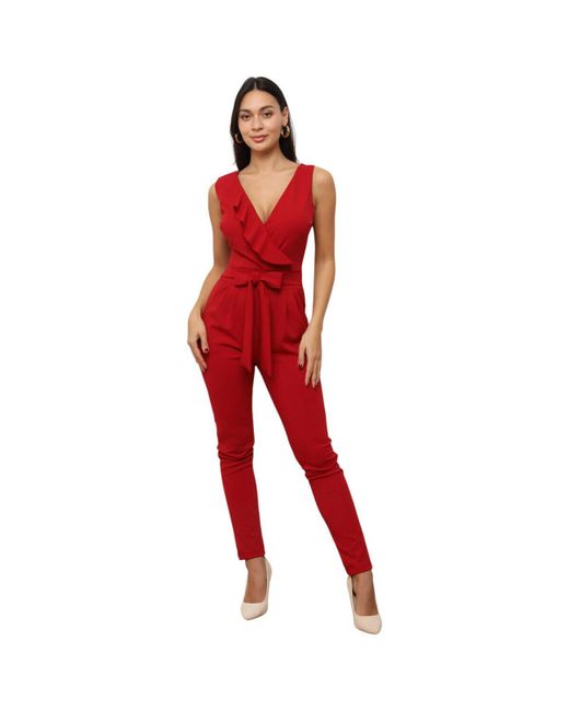 La Modeuse Jumpsui 22137_P48552 in het Red