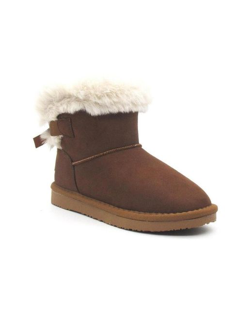 Bottines BJHS542021 B&W en coloris Brown