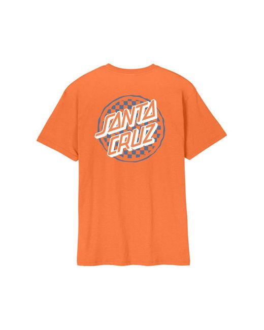 T-shirt - BREAKER CHECK OPUS DOT Santa Cruz pour homme en coloris Orange