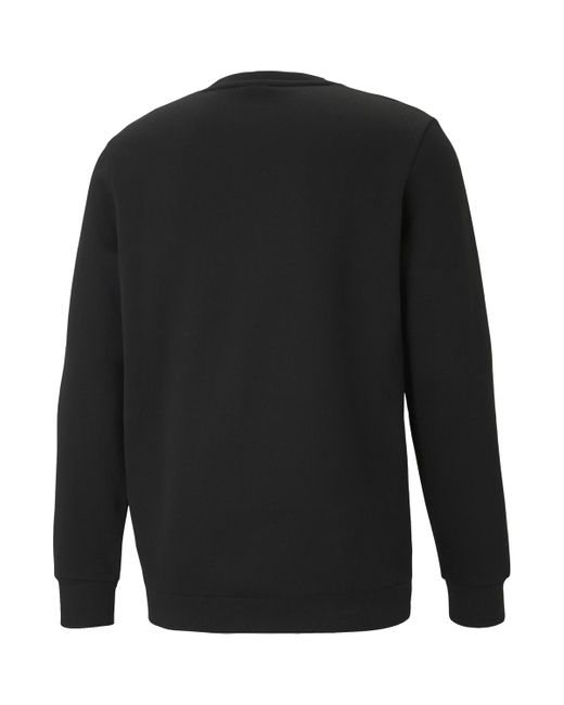 Sweat À Col Rond Essentials Big Logo PUMA pour homme en coloris Black