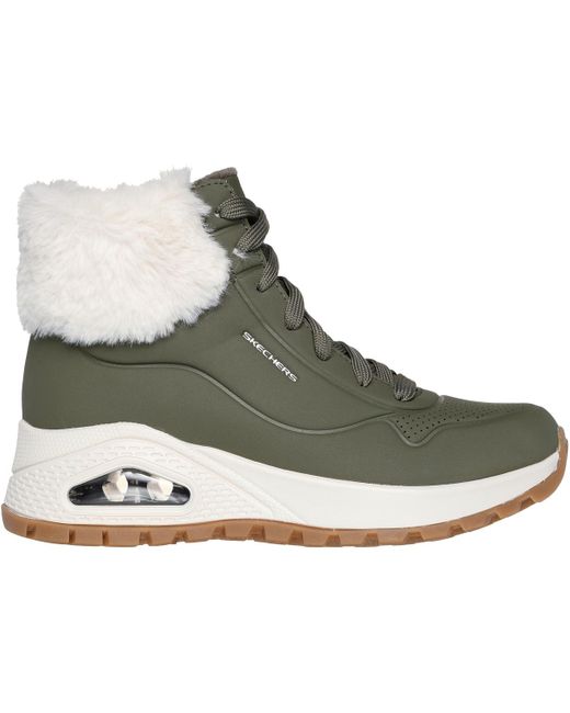 Baskets montantes Basket Montante à Lacets Uno Rugged Fall Air Skechers en coloris Green