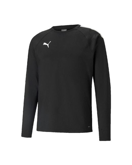 Sweat-shirt Sweat teamLIGA Training PUMA en coloris Black