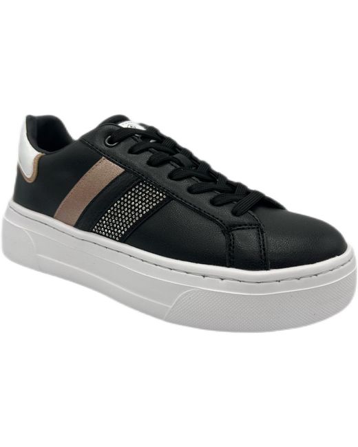 Baskets Basses Lumberjack en coloris Black