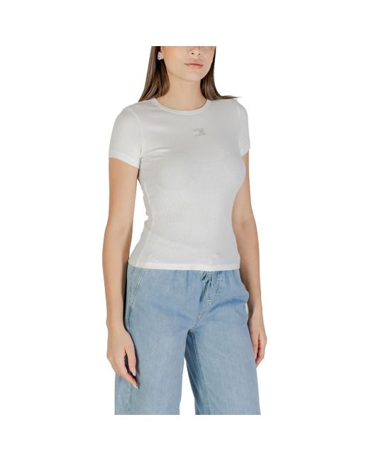 T-shirt TJW BADGE RIB DW0DW17881 Tommy Hilfiger en coloris Blue
