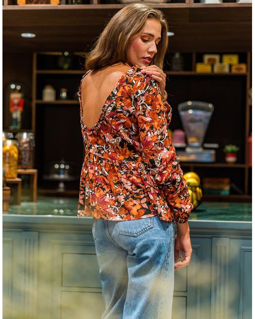 Blouses Charlotte Celeste en coloris Multicolor