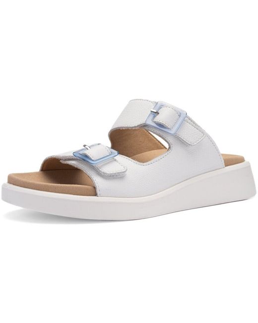 Mules Ara en coloris White