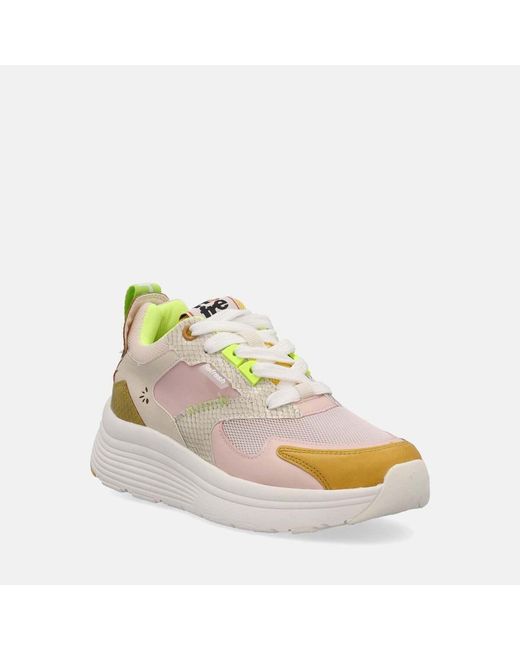 Baskets basses SNEAKERS Refresh en coloris Pink