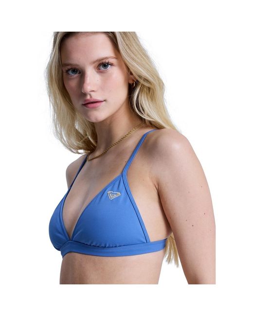 Maillots de bain Solid Essentials Tiki Tri Roxy en coloris Blue