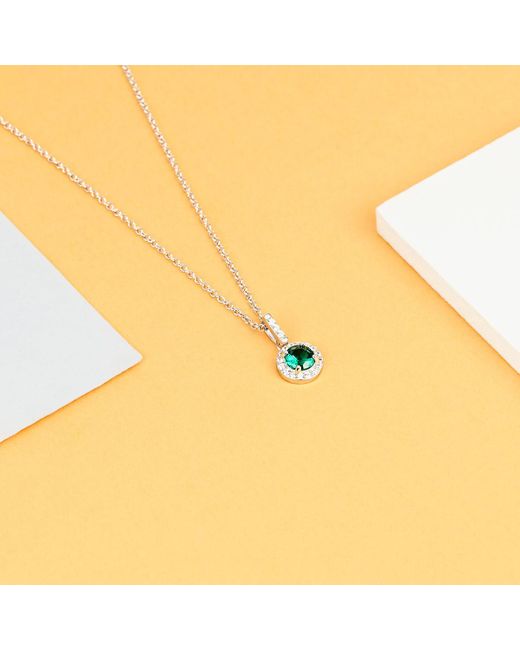 Collier Collier en argent 925/1000 et zircon Cleor en coloris Yellow