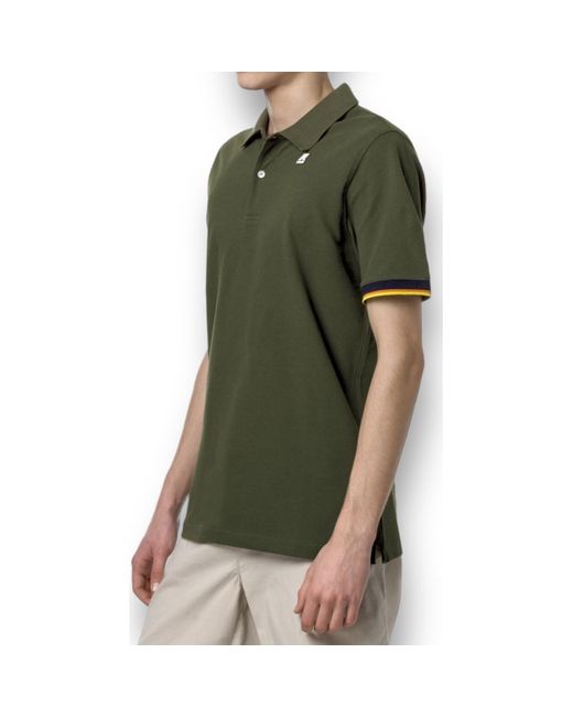 T-shirt K7121IW H11 K-Way pour homme en coloris Green