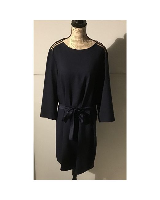 Robe courte Robe marine Etam en coloris Black