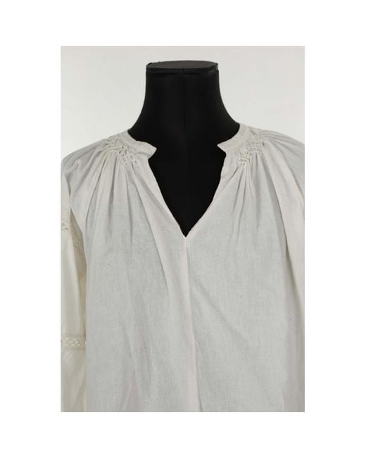 Blouses Blouse en coton Des Petits Hauts en coloris White