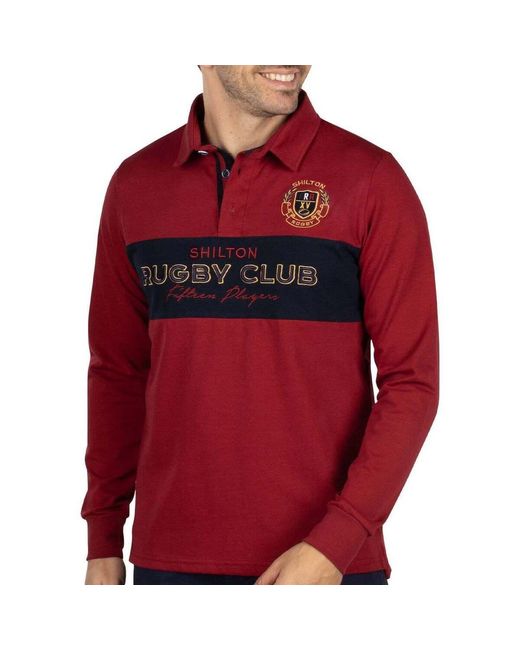 Polo Polo fifteen players Shilton pour homme en coloris Red