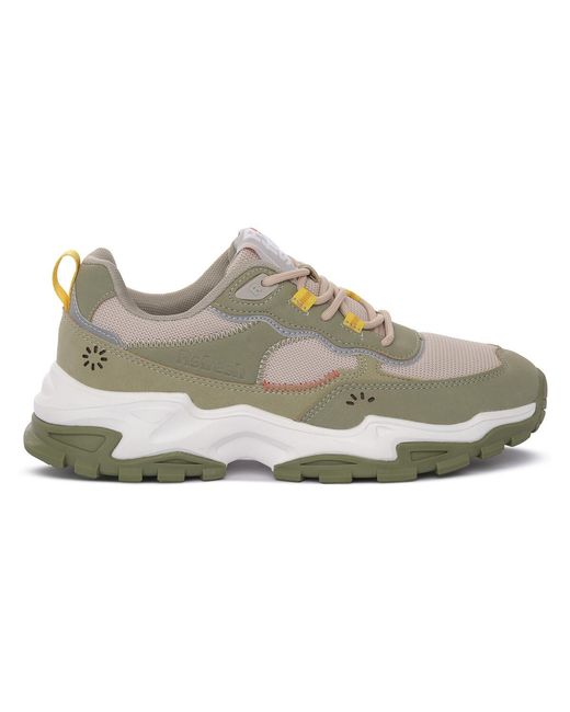 Baskets basses KAKI Refresh en coloris Green