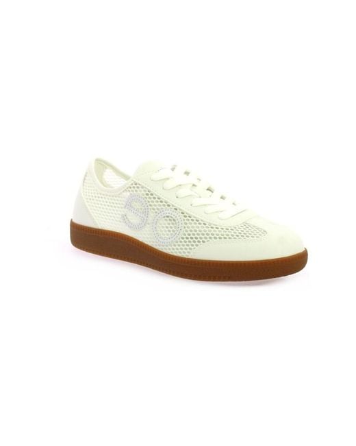 Baskets basses Baskets toile Eoligeros en coloris White