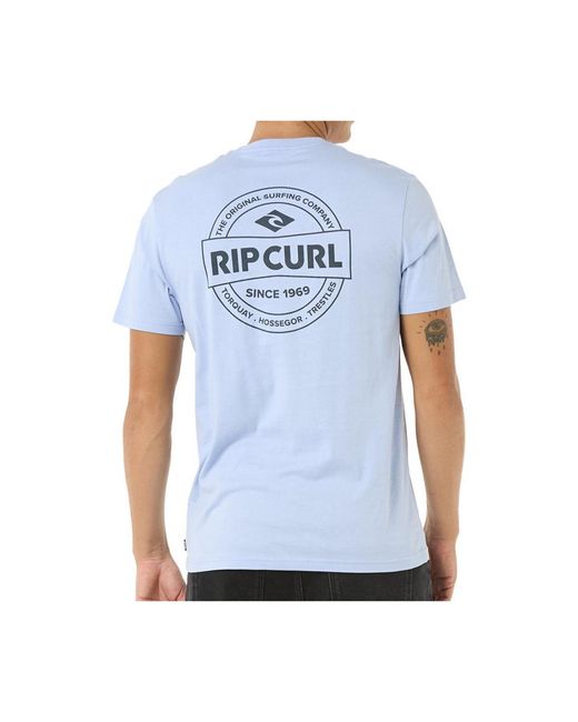 T-shirt _M_STAPLE TEE Rip Curl pour homme en coloris Blue