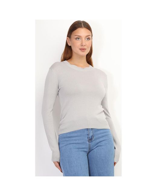 Pull Pulls pour - Gris La Modeuse en coloris Gray
