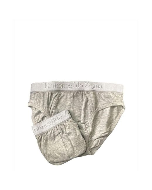 Slips Zegna pour homme en coloris Gray
