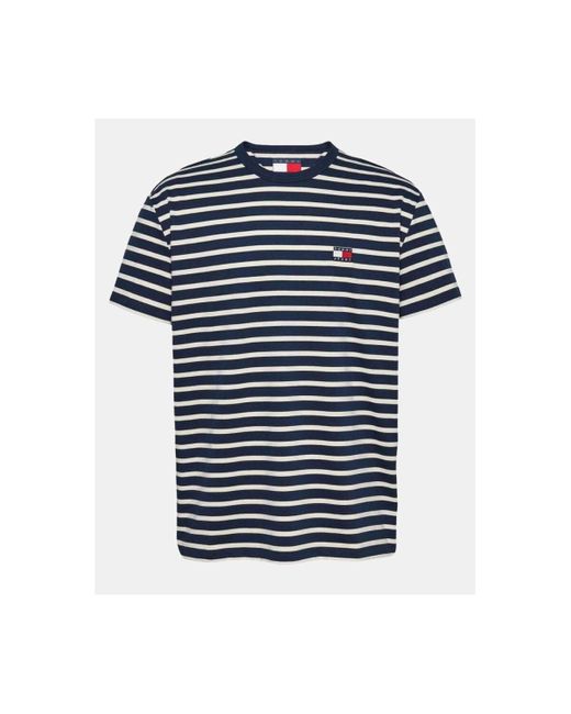 Tommy Hilfiger T-Shirt Korte Mouw Dm0Dm21193 in het Blue voor heren