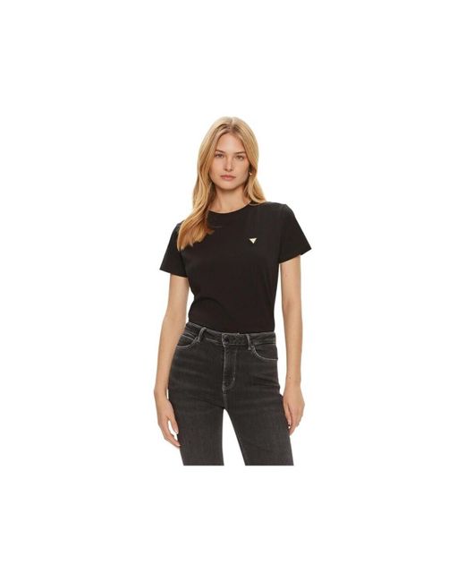 T-shirt V4YI09J1314JBLK Guess en coloris Black