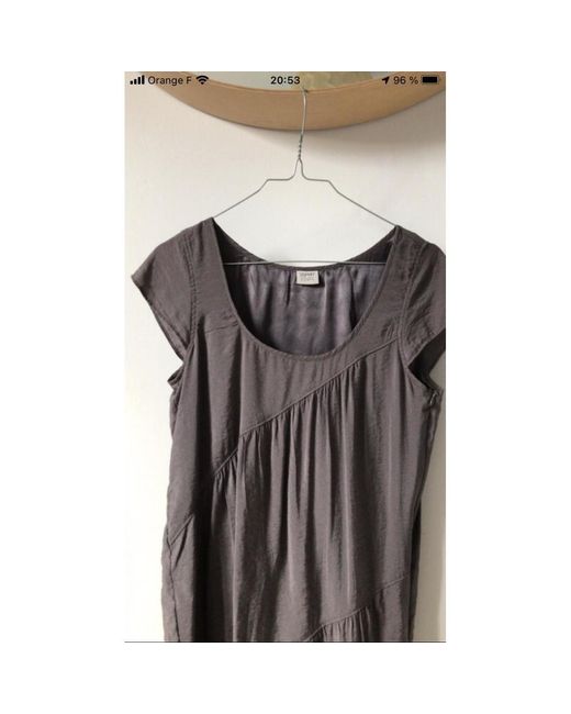 Robe courte Robe grise esprit Esprit en coloris Gray