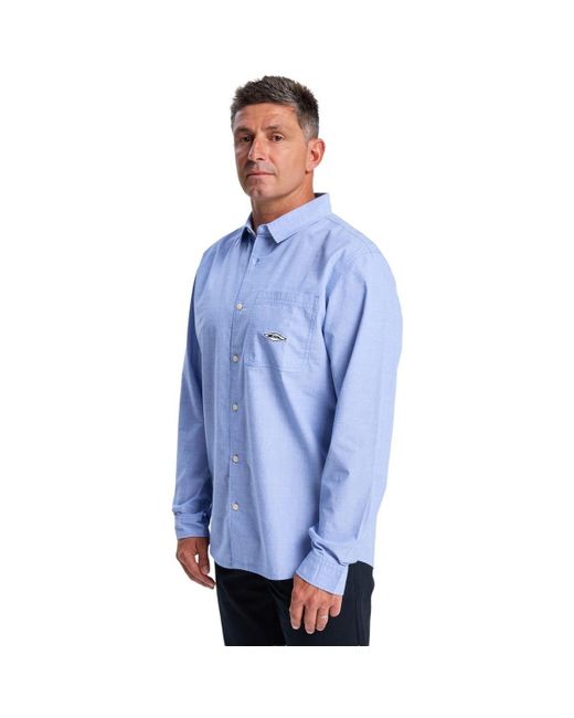 Chemise Diamond Chambray Quiksilver pour homme en coloris Blue