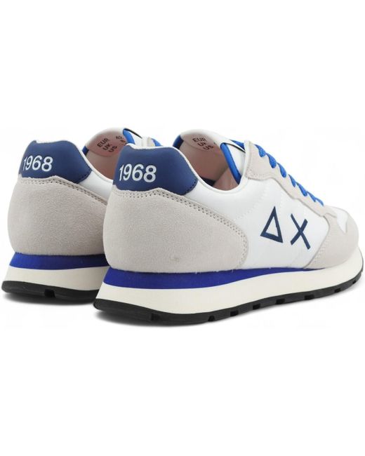 Chaussures Tom Solid Sneaker Uomo Bianco Z34101 Sun 68 pour homme en coloris Blue