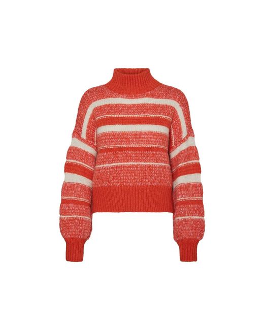 Pull Kamma Vero Moda en coloris Red