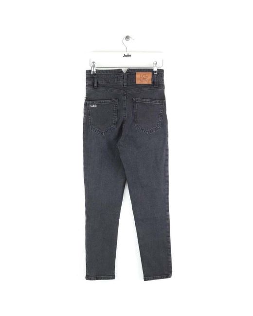 Jeans Jean slim en coton noir Ba&sh en coloris Gray