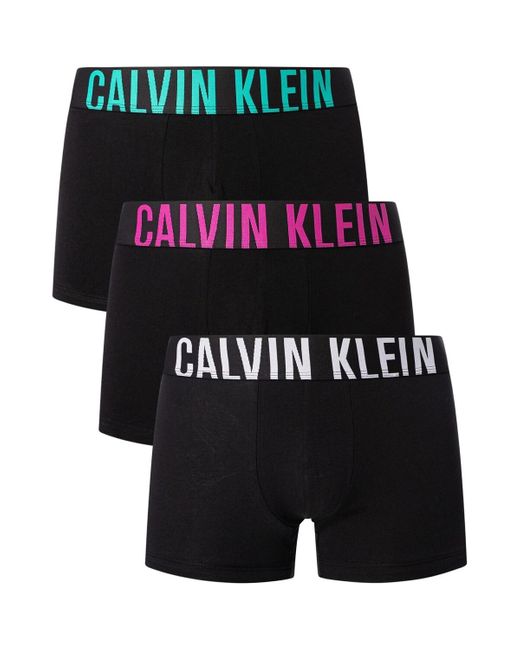 Caleçons Lot de 3 caleçons Intense Power Calvin Klein pour homme en coloris Black