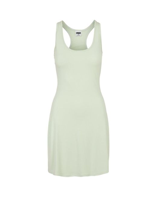 Jupes Robe courte Racer Back Urban Classics en coloris Green