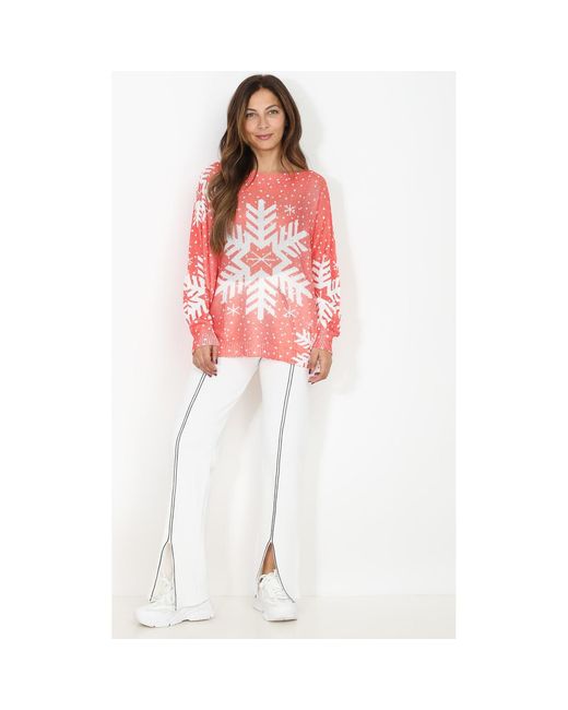 Pull Pulls Pour Femme La Modeuse en coloris Red