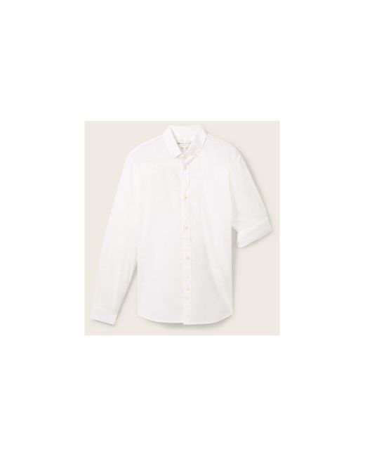 Chemise - Chemise - blanche Tom Tailor pour homme en coloris White