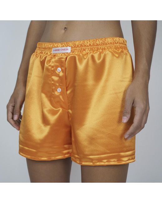 Short Box.Javier Hand Over en coloris Orange
