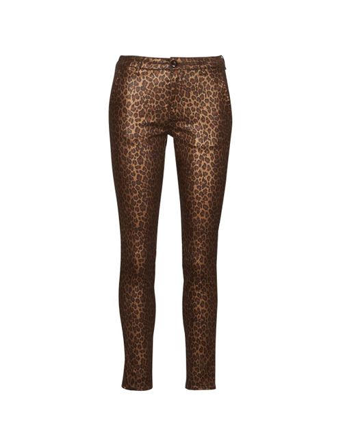 Le Temps Des Cerises Chino Broek Flexo in het Brown