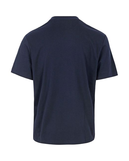 T-shirt T-Shirt Marine Lacoste pour homme en coloris Blue