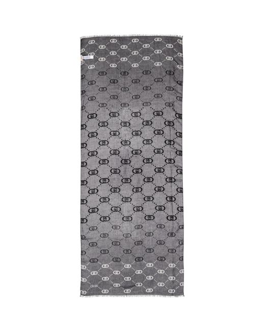 Echarpe ECS STOLA DEGRADE LOGO 70X180 2F5080 T0300 Liu Jo en coloris Black