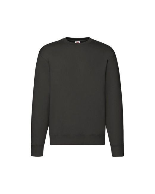 Sweat-shirt Premium Fruit Of The Loom pour homme en coloris Black