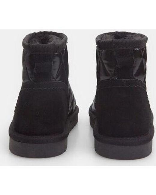 Boots Bottines d'hiver avec fourrure pour Bata en coloris Black