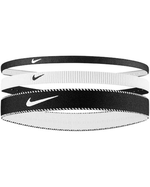 Echarpe flex classic mixed width headbands 3pk Nike pour homme en coloris Metallic