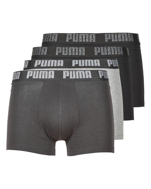 Boxer Basic X4 di PUMA in Gray da Uomo