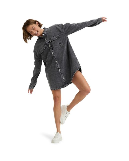 Robe courte Tidal Moon Roxy en coloris Gray