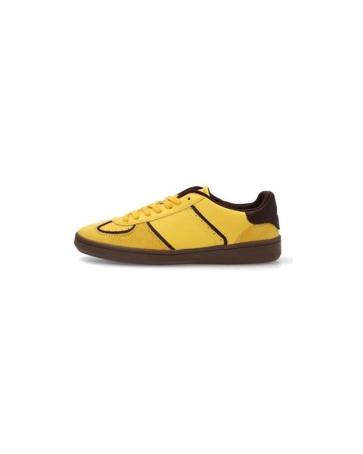 Baskets basses 809713 Corina en coloris Yellow